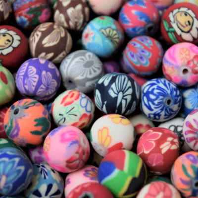 Beads of Courage, Beads at Home, Small Round Multicolored ECMO Bead