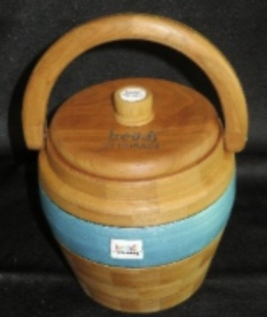 Woodturner Bowl - Cherry segmented ring box w Handle