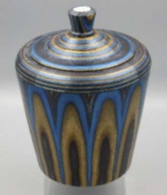 Woodturner Bowl - Spectraply Safari segmented stave box