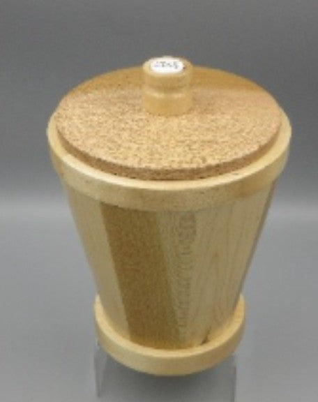 Woodturner Bowl - segmented stave box of sycamore & maple
